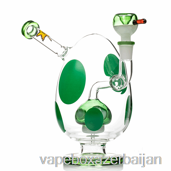 Vape Smoke HEMPER Spotted Egg XL Bong Green